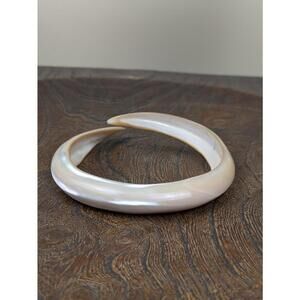hand carved mother of pearl arm cuff